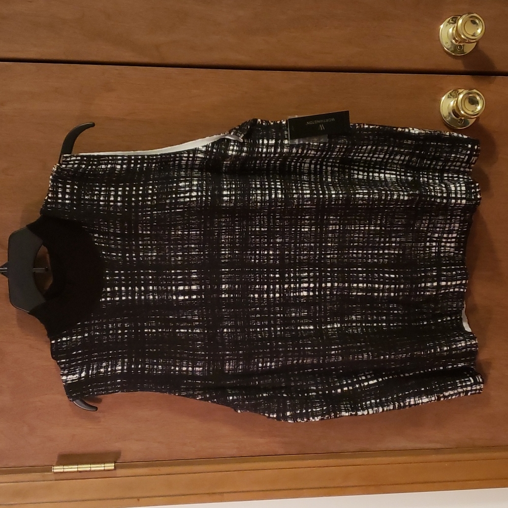 Worthington Mock Neck Sleeveless Pullover